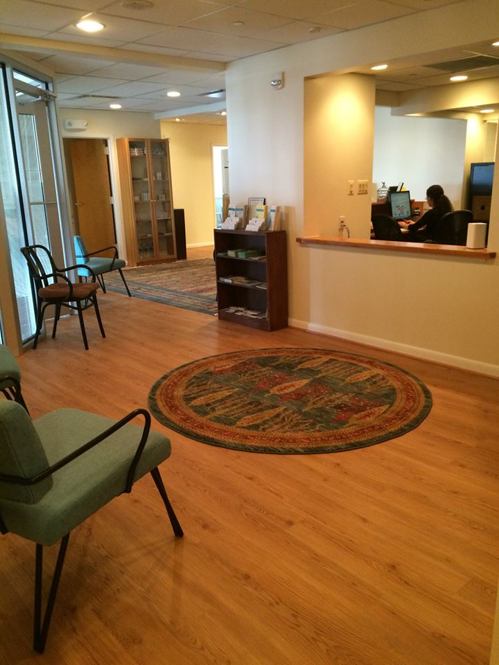 Teal Center new reception area