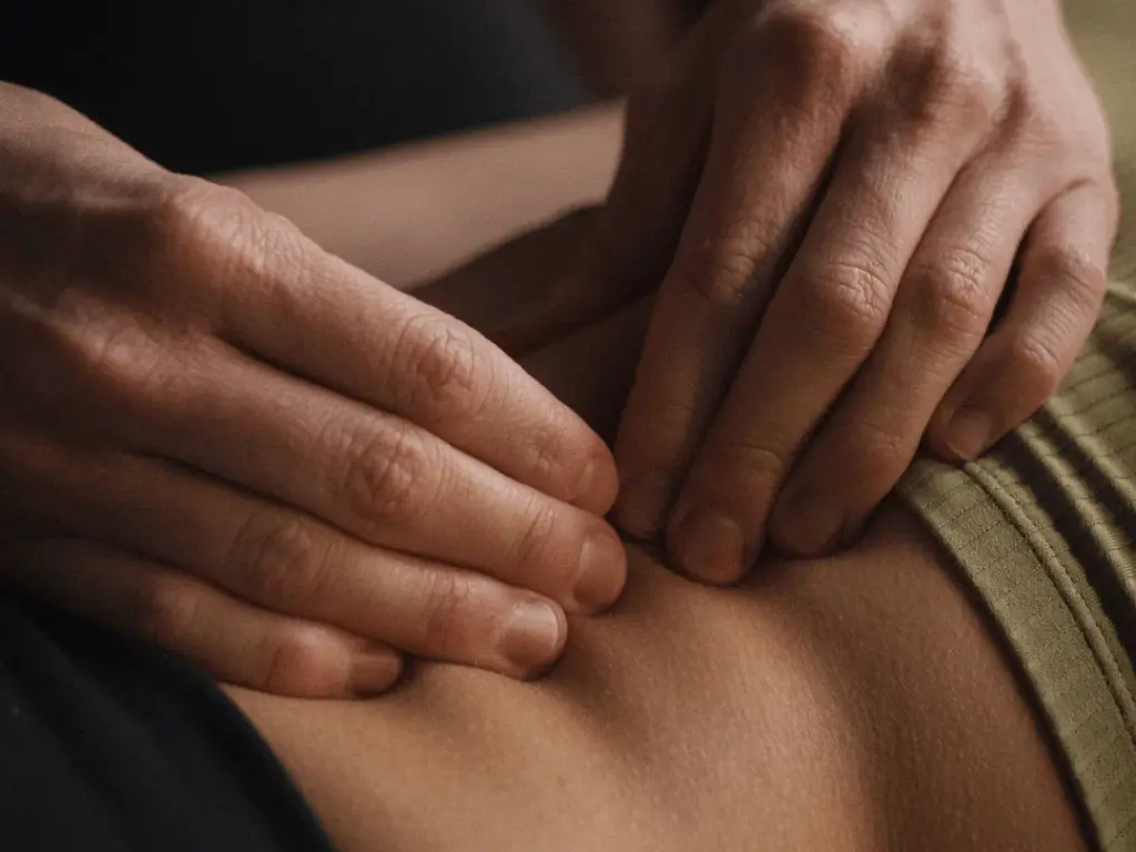 A restorative massage session at The Teal Center Arlington